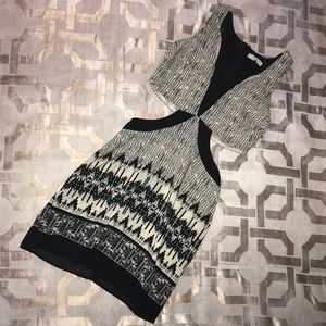 A’gaci Black and White Cut Out Dress